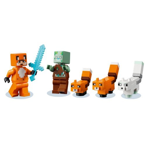 LEGO® Minecraft - Hábitat de los zorros